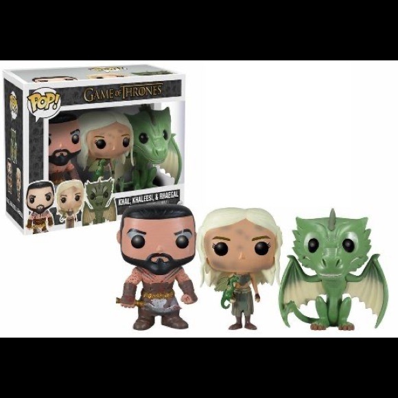 Game of Thrones Funko Khal Khaleesi and Rhaegal - Picture 1 of 16